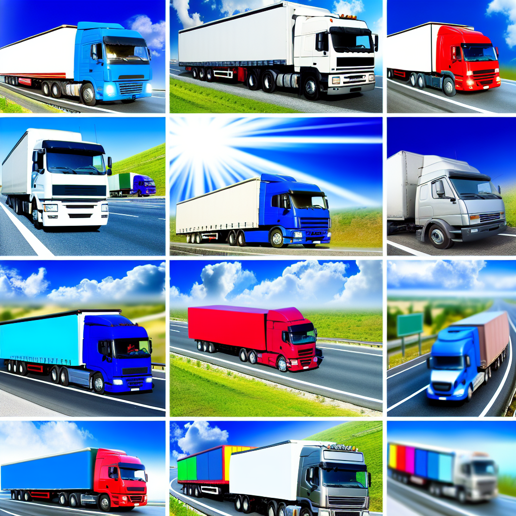 Trucking Industry Collage