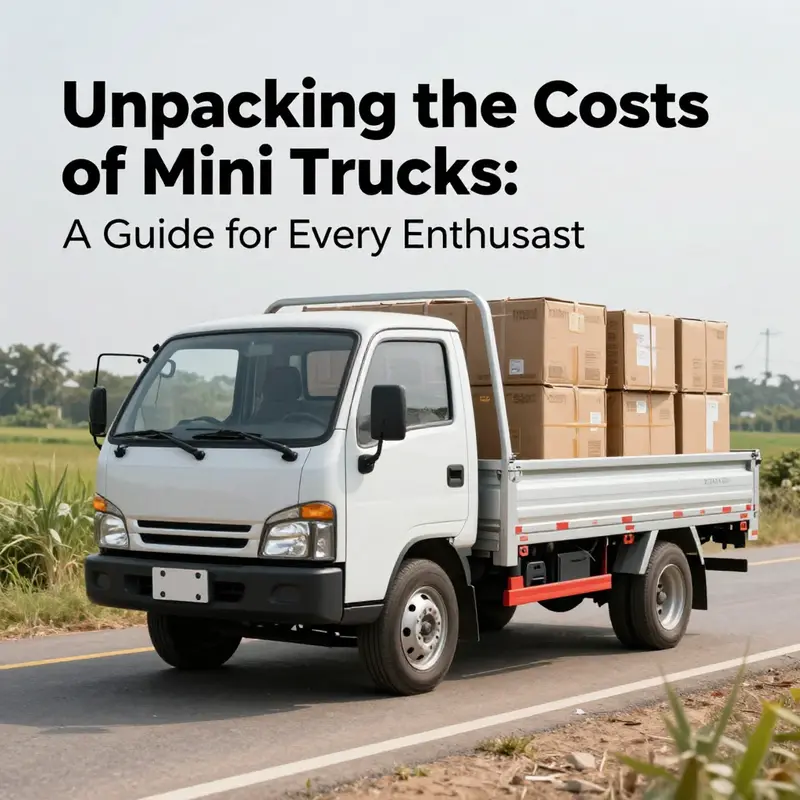 Electric mini trucks are perfect for urban deliveries, offering a blend of efficiency and modern design.