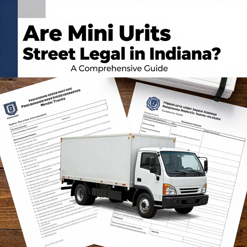 Key requirements for ensuring mini trucks are street legal in Indiana.