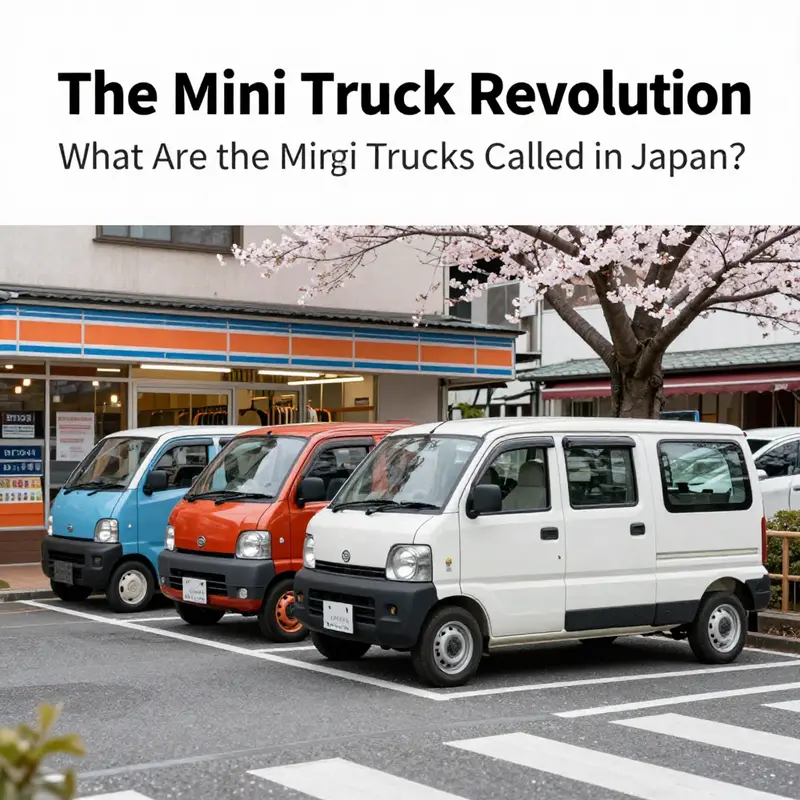A colorful collection of Kei trucks highlighting their charm and place in Japanese culture.