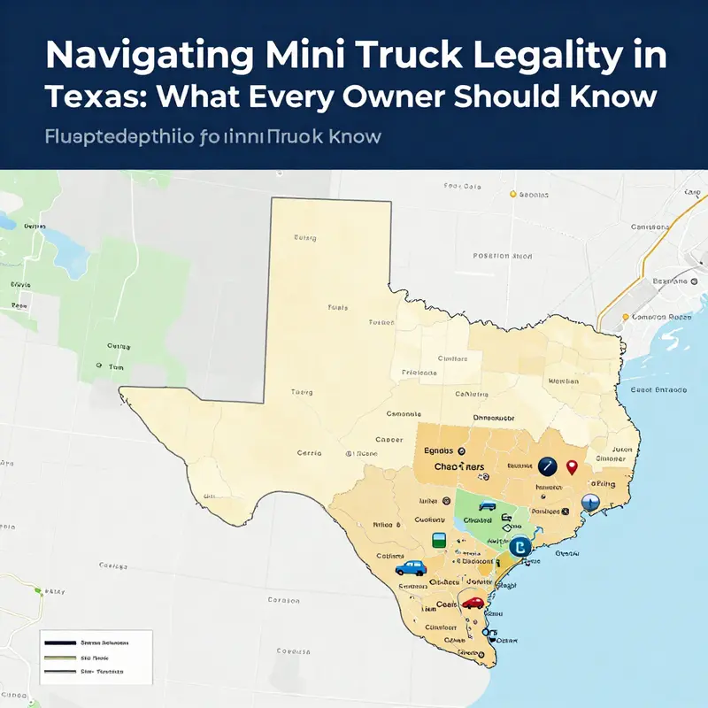 Mini trucks represent a blend of innovation and compliance with Texas vehicle laws.