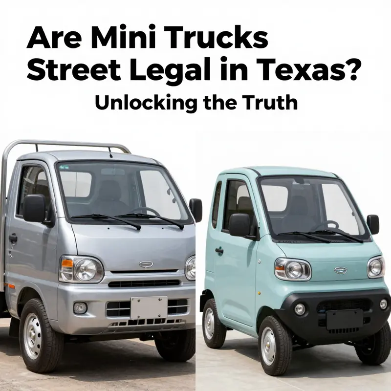 Legal Requirements for Mini Trucks in Texas.