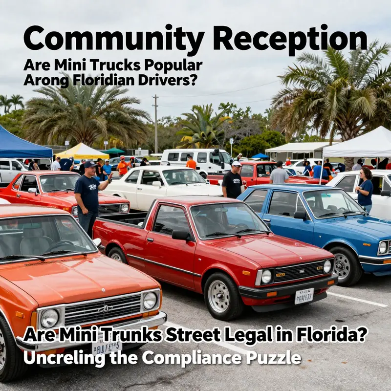 Understanding the legal requirements for mini trucks to be street legal in Florida.