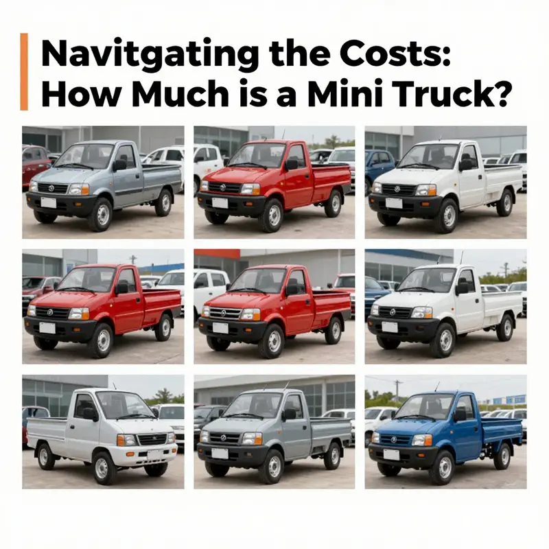 An electric mini truck, perfect for eco-conscious businesses, showcases its sleek design.