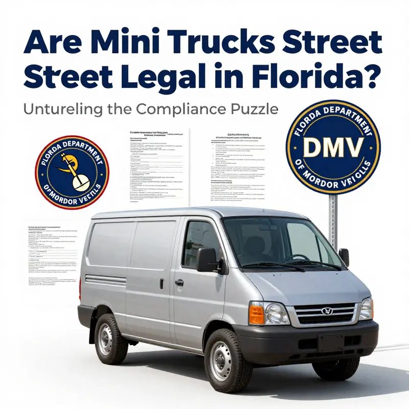 Understanding the legal requirements for mini trucks to be street legal in Florida.