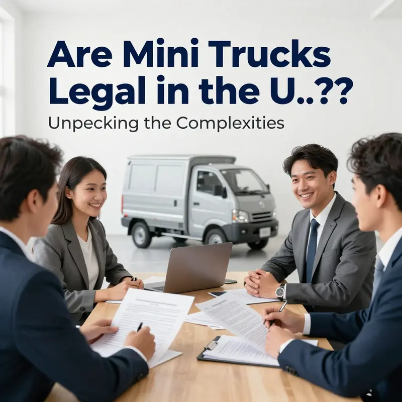 Various mini trucks showcasing their utility and appeal.