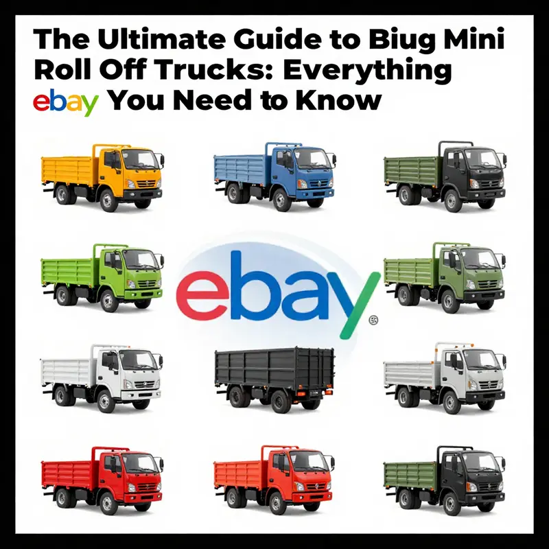 Explore the diverse selection of mini roll-off trucks available on eBay, including new and used options.