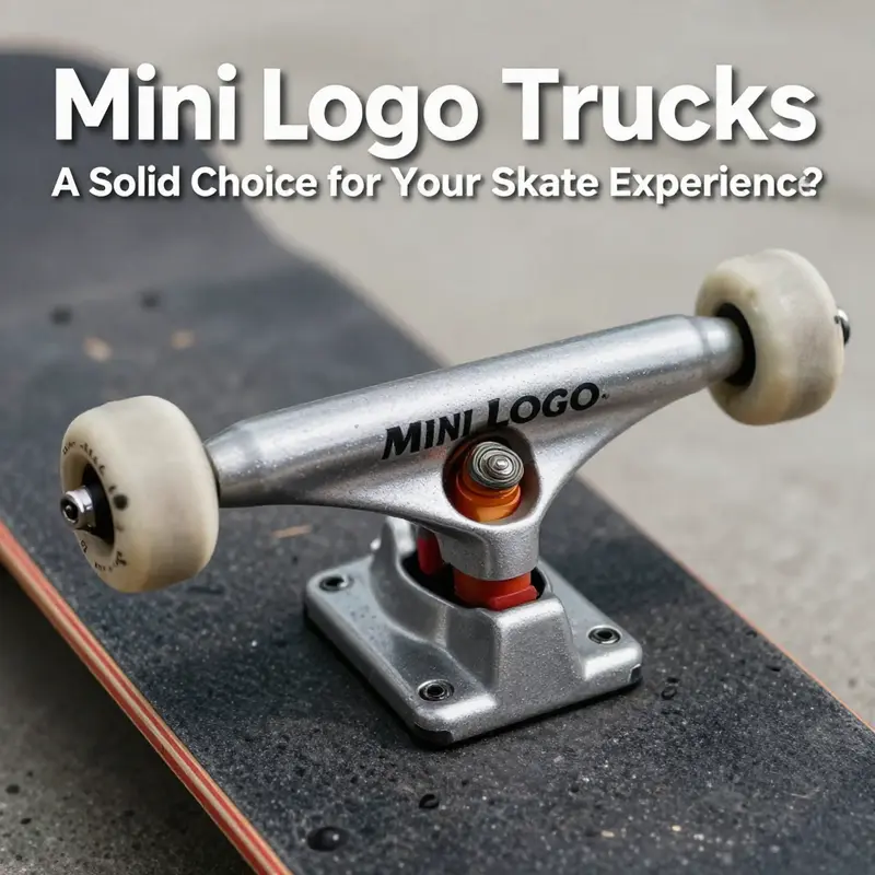 Mini Logo Trucks exhibiting their solid construction and quality.