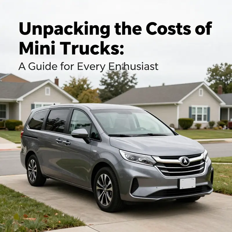 Electric mini trucks are perfect for urban deliveries, offering a blend of efficiency and modern design.