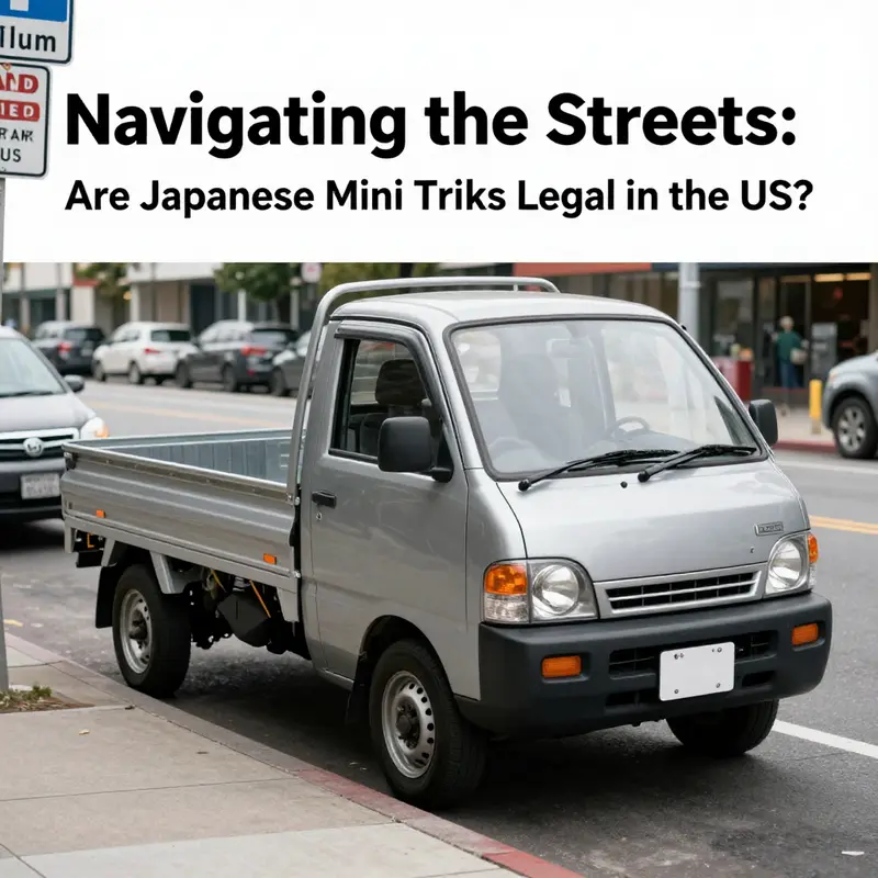 Understanding the regulatory landscape for Japanese mini trucks in the U.S.