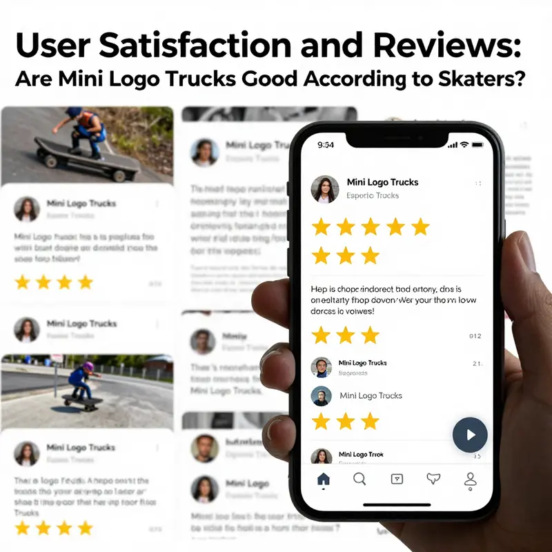 Mini Logo Trucks exhibiting their solid construction and quality.