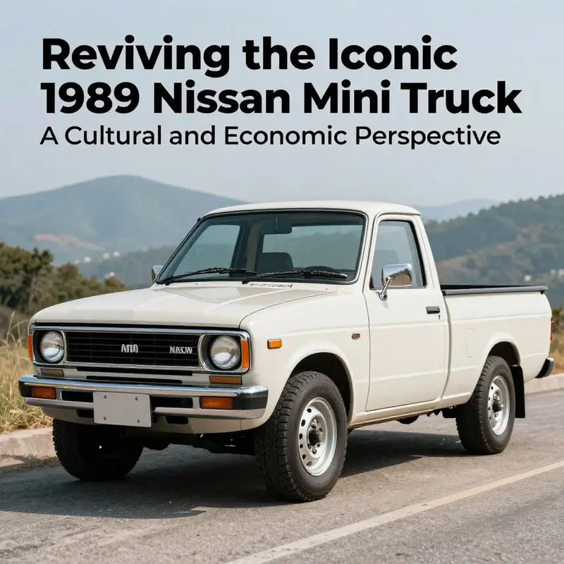 The rugged and timeless aesthetic of the 1989 Nissan Hardbody shown in a natural setting.