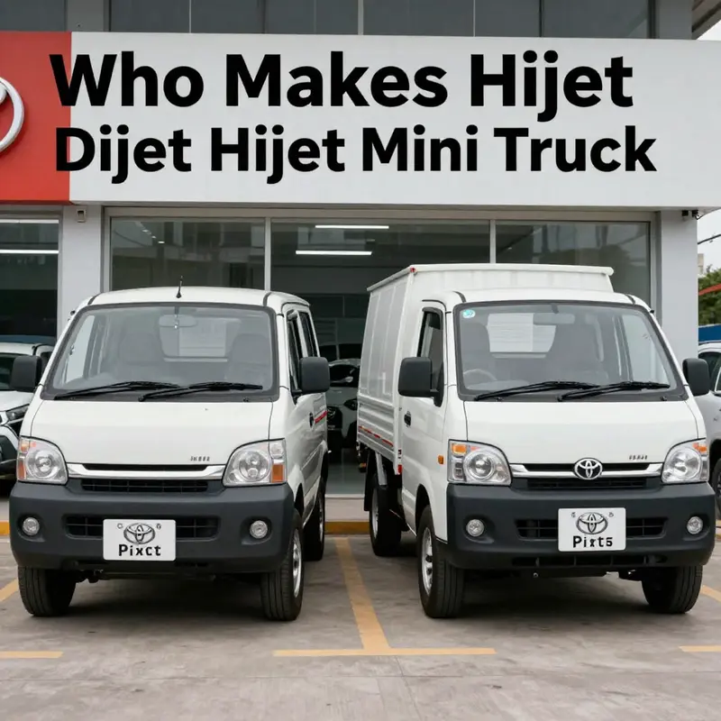 Daihatsu Hijet mini truck is known for its compact design and practical utility.