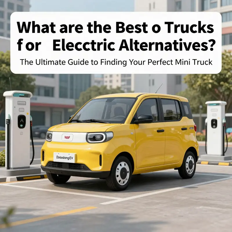 An impressive lineup of top-rated mini trucks representing their unique features and performance.