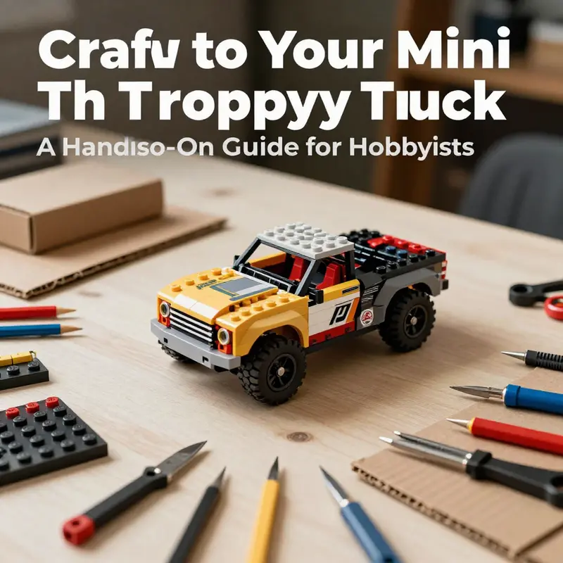 Various building methods for crafting a mini trophy truck showcase creativity and adaptability.