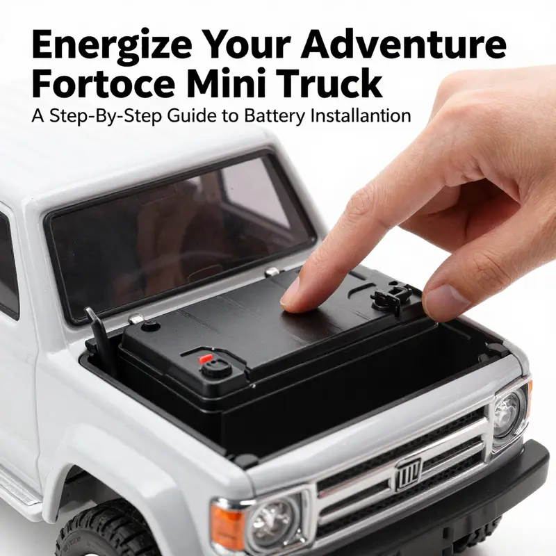 Locating the battery compartment on your Adventure Force Mini Truck is the first step in powering it up.