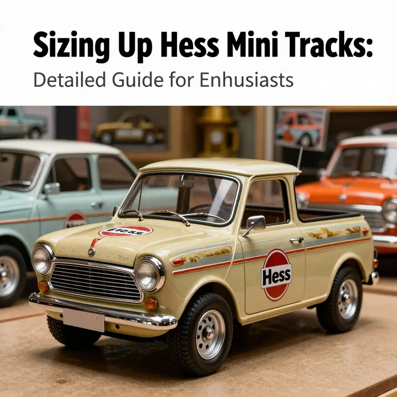 Comparison of Hess Mini Trucks next to a ruler highlighting their dimensions.