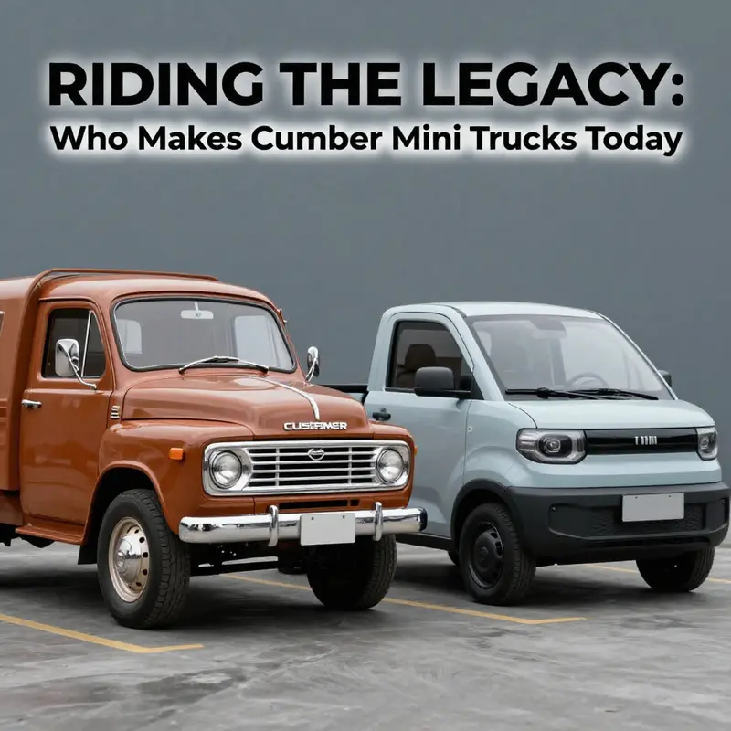 An early Cushman factory showcasing the original mini trucks that shaped the brand’s legacy.