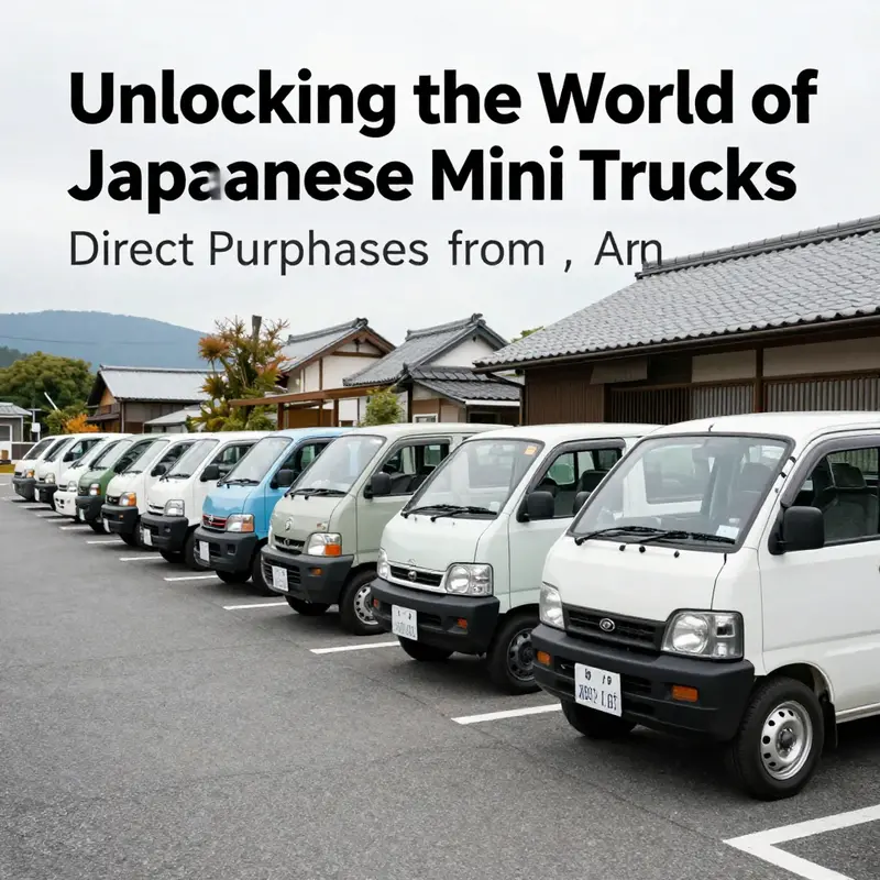 Exploring the wide array of Japanese mini trucks available on popular online marketplaces.