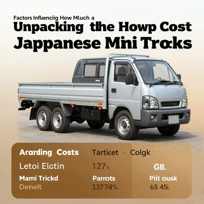 Key factors determining the cost of Japanese mini trucks.