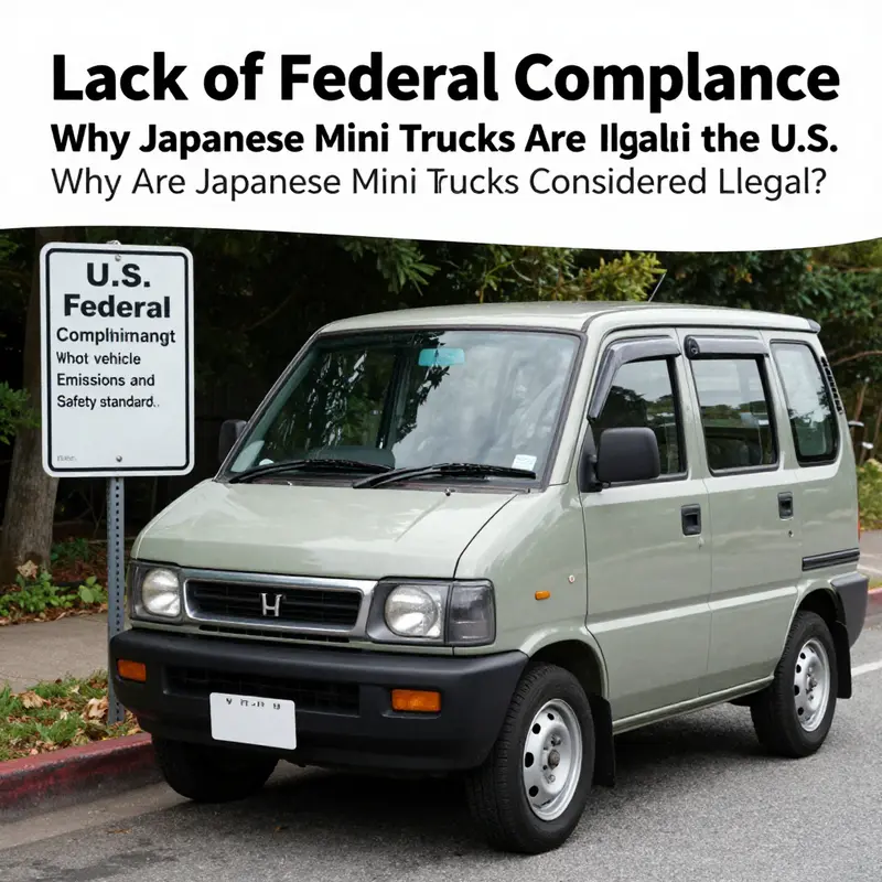 Understanding federal compliance and its impact on the legality of Japanese mini trucks.