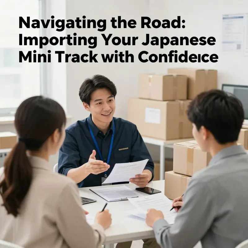 Overview of import regulations for Japanese mini trucks.