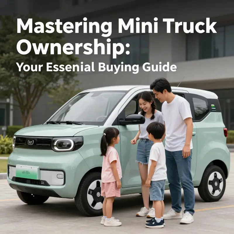 A small business owner weighing options while defining needs and budget for a mini truck.