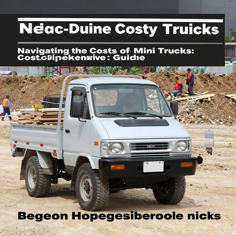 A showcase of new mini trucks highlighting various models available on the market.