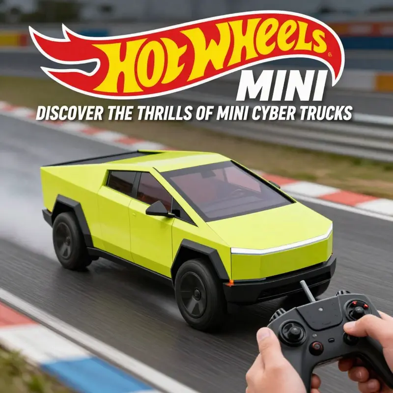 The Tesla Magnetic Levitation Mini Cybertruck model floating elegantly in a modern workspace.