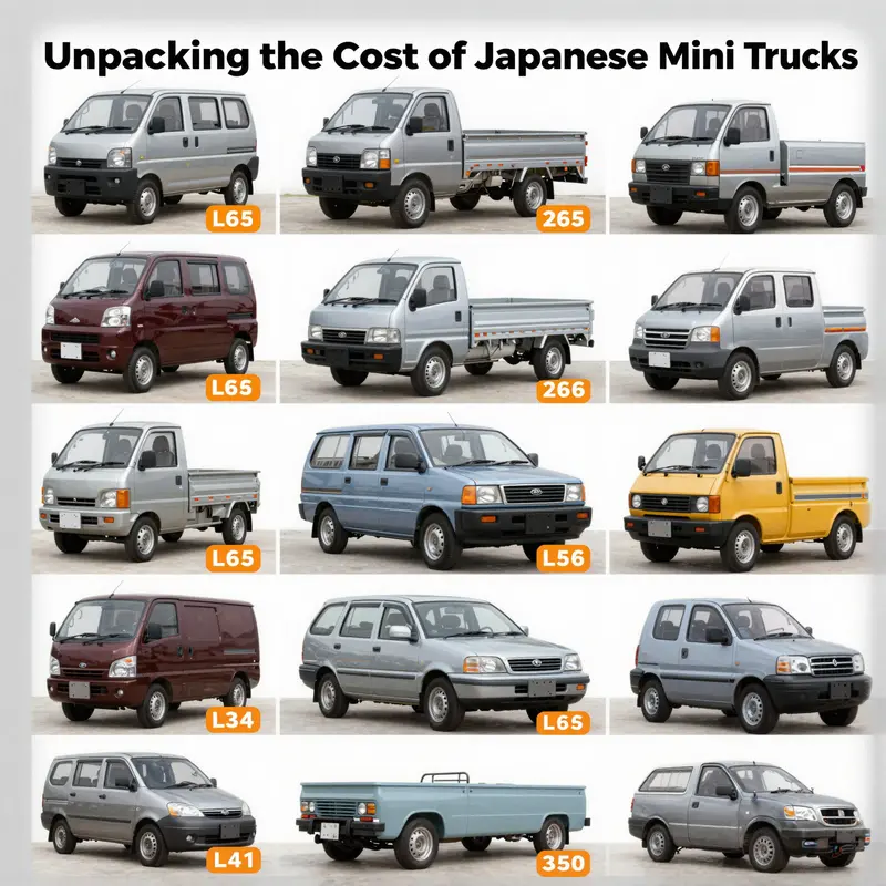 Key factors determining the cost of Japanese mini trucks.