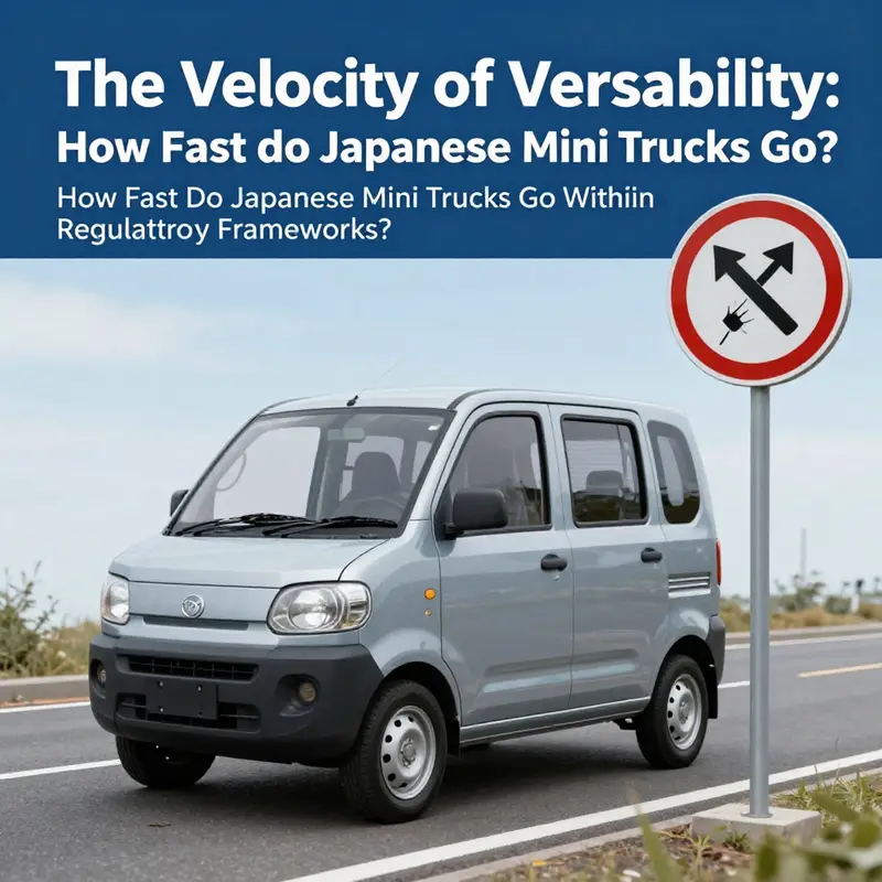 Understanding speed limitations showcases Japanese mini trucks in action.