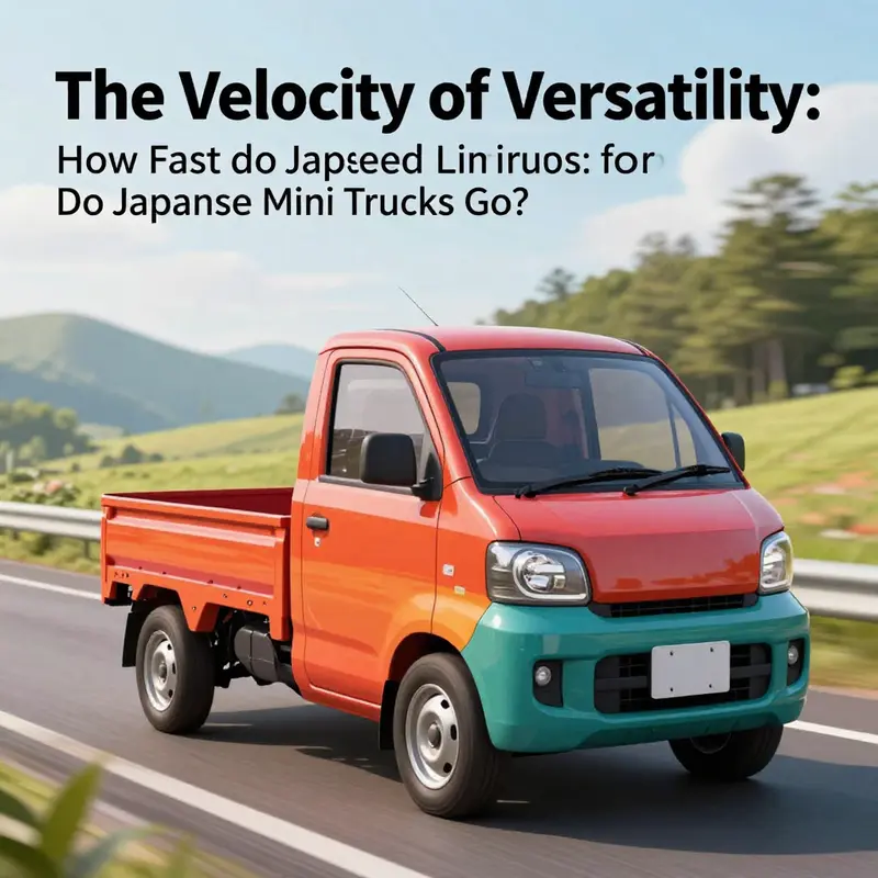 Understanding speed limitations showcases Japanese mini trucks in action.