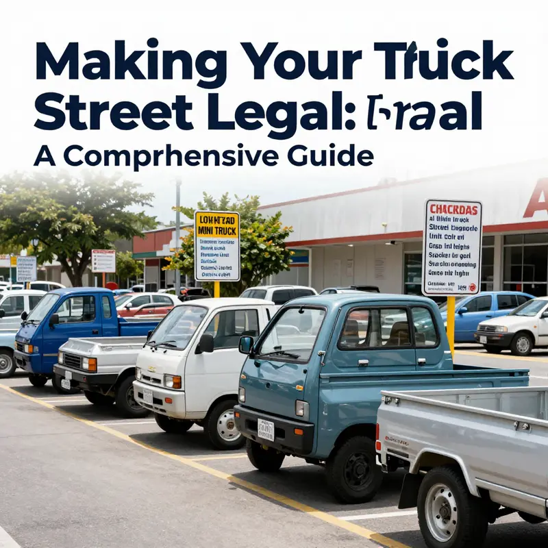 Understanding the diverse local laws that apply to making mini trucks street legal.