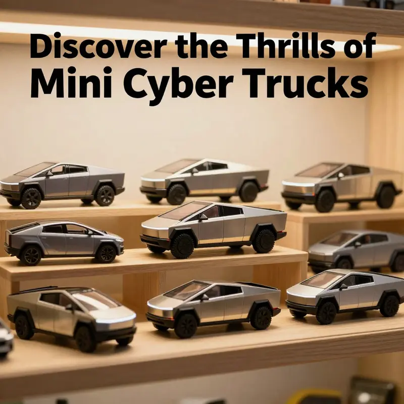 The Tesla Magnetic Levitation Mini Cybertruck model floating elegantly in a modern workspace.