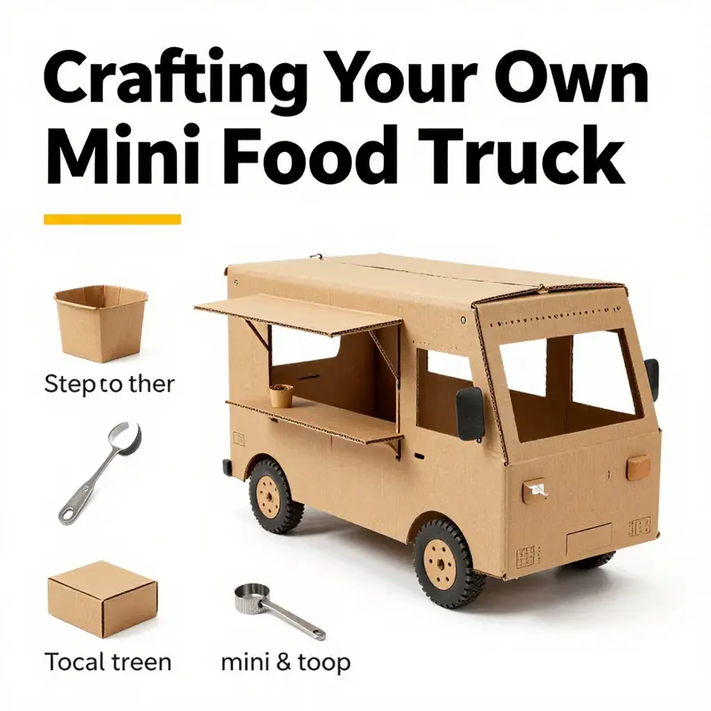 Planning the layout of your mini food truck, including windows, doors, and serving counters.
