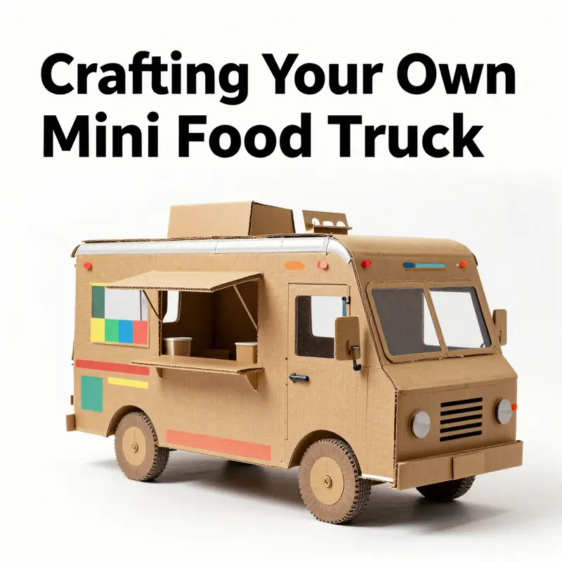 Planning the layout of your mini food truck, including windows, doors, and serving counters.