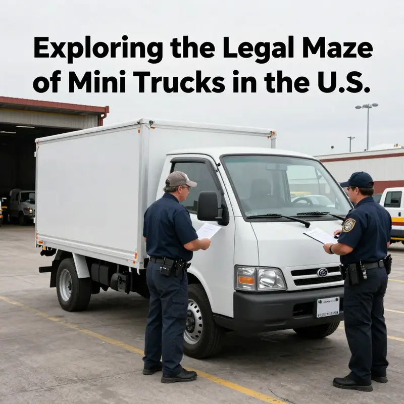 Understanding how safety standards affect mini truck legality.