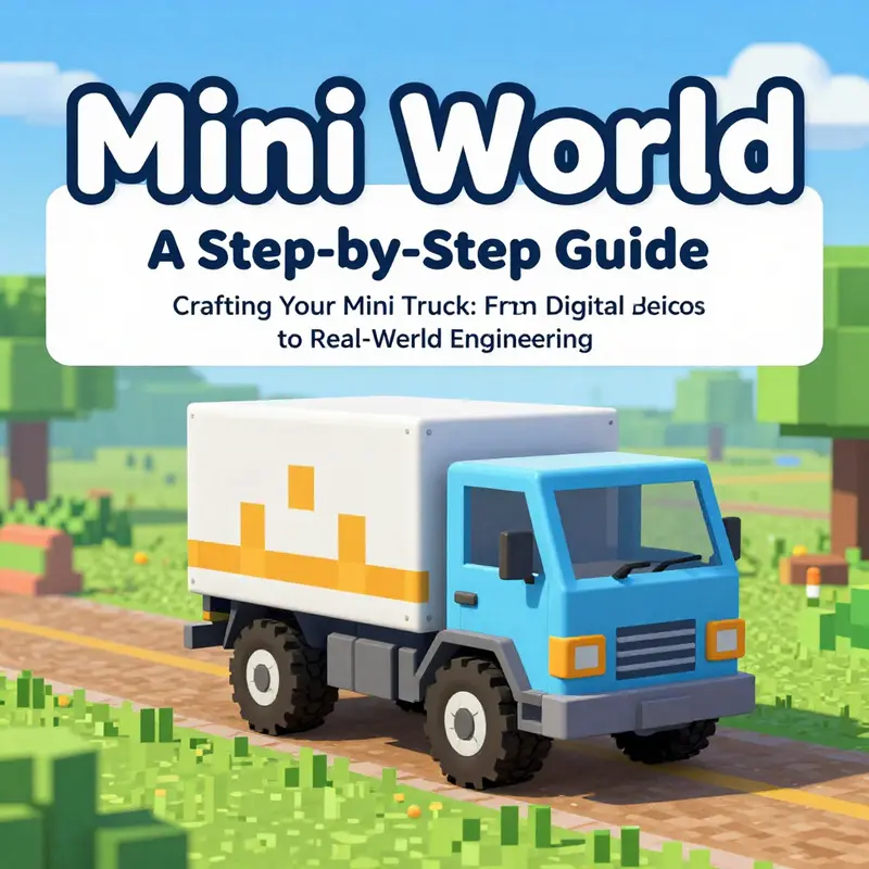 A snapshot from ‘Mini World’ showing a creative mini truck design.