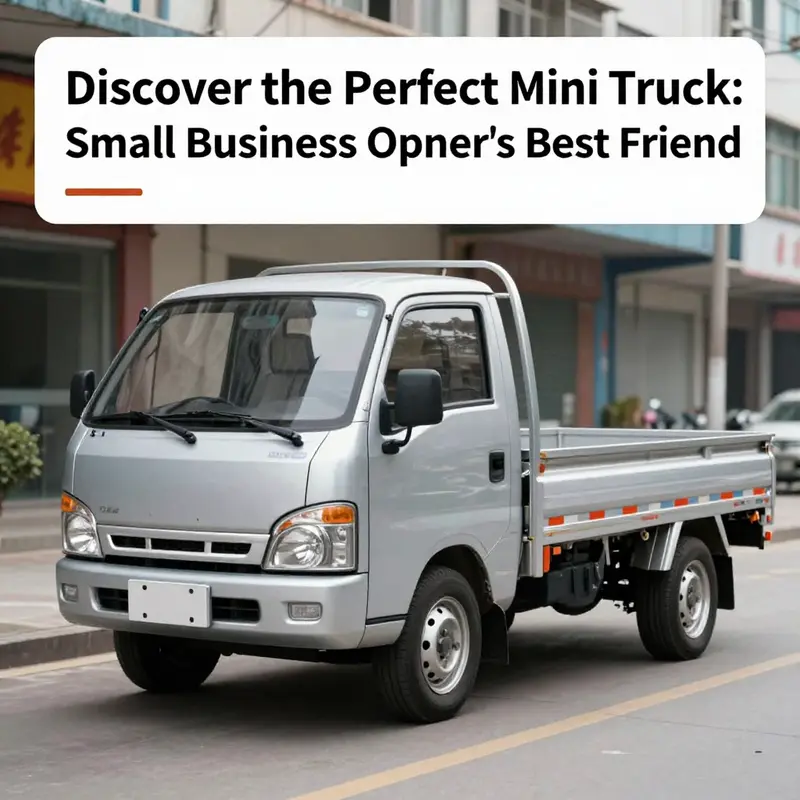 The Dfsk Mini Cargo Truck exemplifies key features appealing to small business owners.