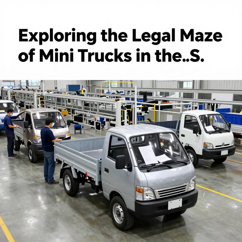 Understanding how safety standards affect mini truck legality.