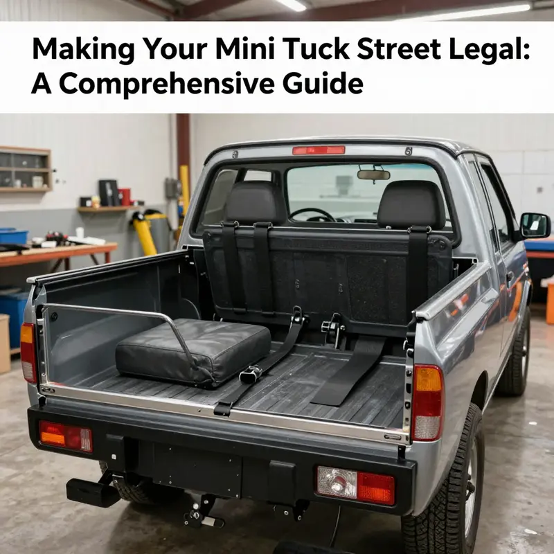 Understanding the diverse local laws that apply to making mini trucks street legal.