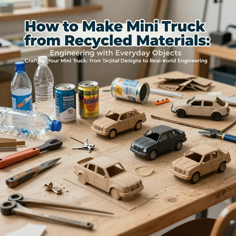 A snapshot from ‘Mini World’ showing a creative mini truck design.