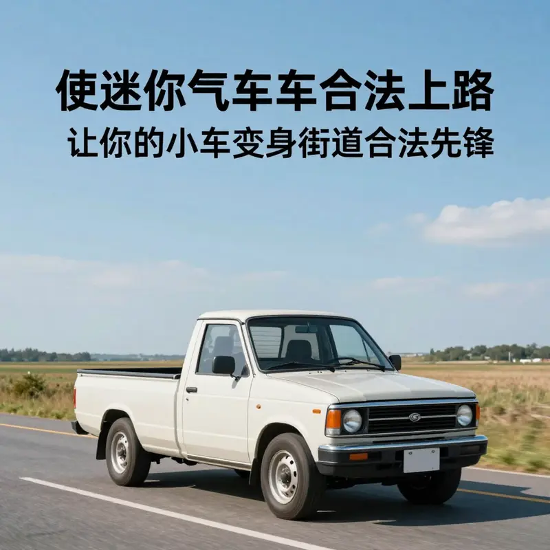 确认车辆分类是使迷你卡车合法上路的重要第一步。