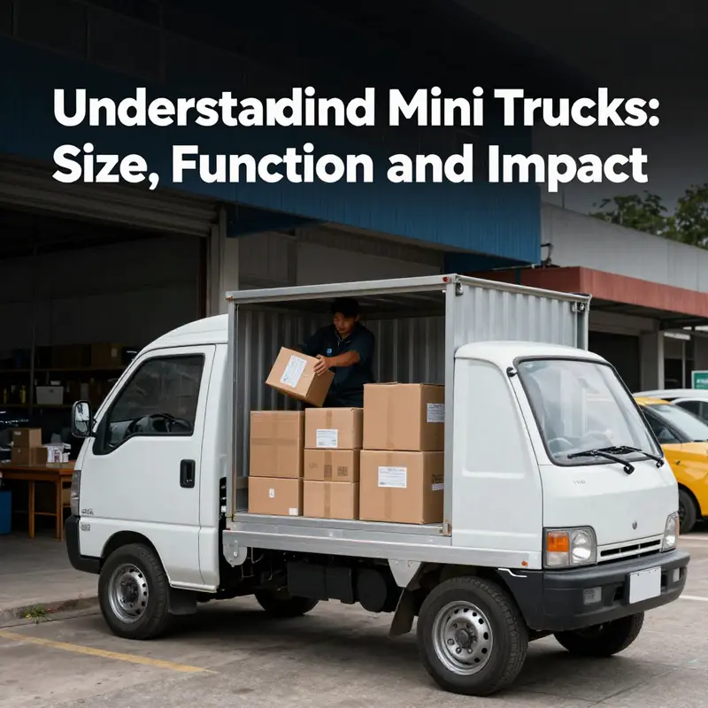 A visual representation of various types of mini trucks in compliance with regulations.