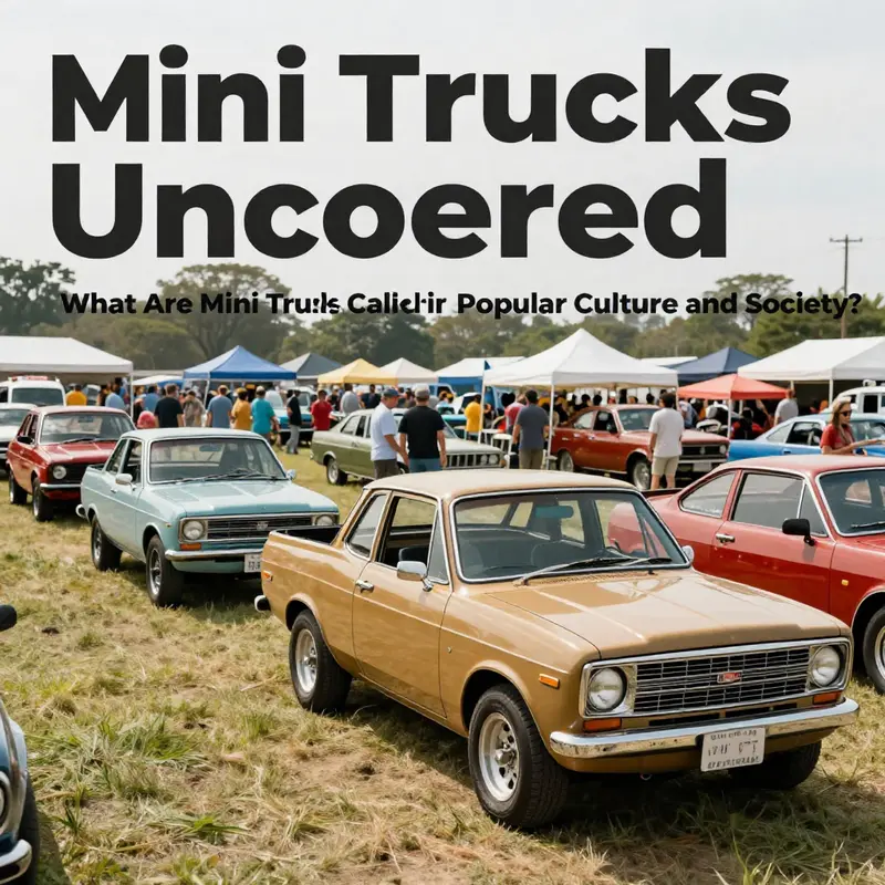 Numerous names representing the versatile functionality of mini trucks.