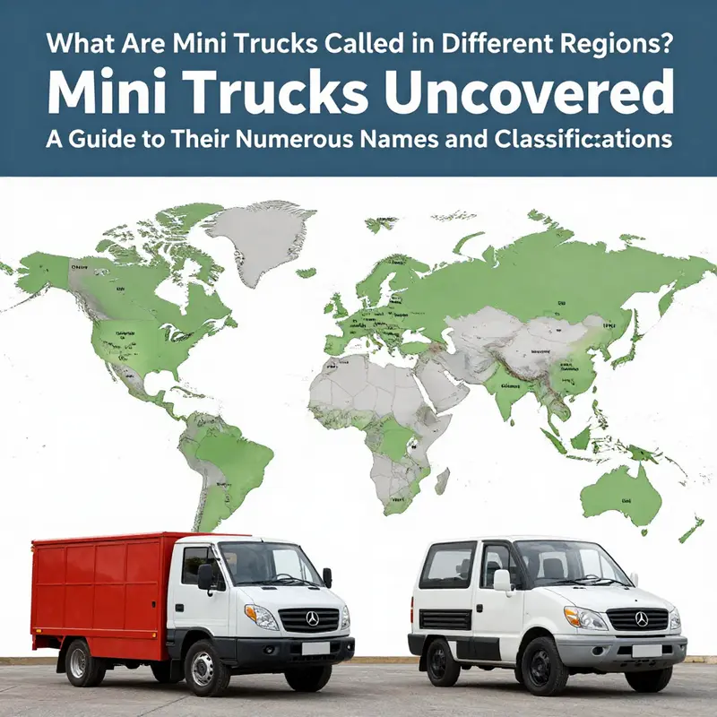 Numerous names representing the versatile functionality of mini trucks.