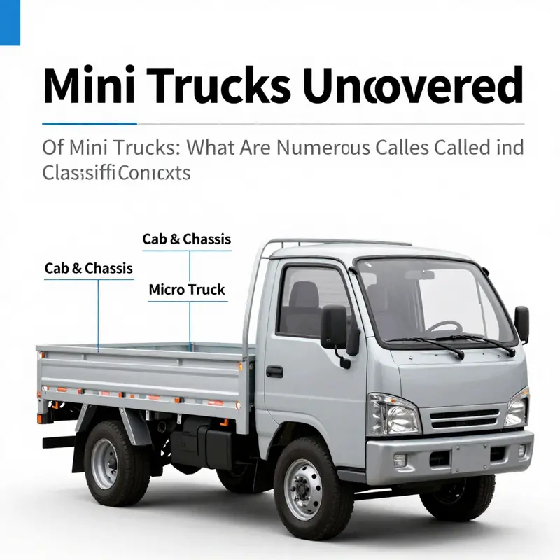 Numerous names representing the versatile functionality of mini trucks.