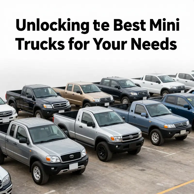 A showcase of top mini truck models highlighting their designs and unique features.
