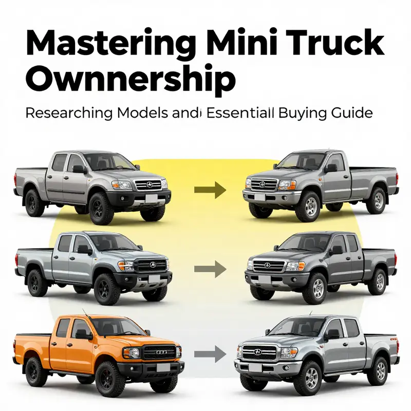 A small business owner weighing options while defining needs and budget for a mini truck.