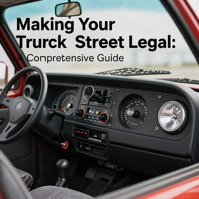 Ensuring your mini truck qualifies for street use at the DMV.